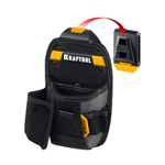 KRAFTOOL KP-8 с быстросъёмным креплением FastClip, 8 карманов и петель, 170 х 260 мм, поясная сумка (38776)