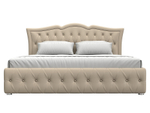 Кровать интерьерная Герда 180, Бежевый, Экокожа, 108353