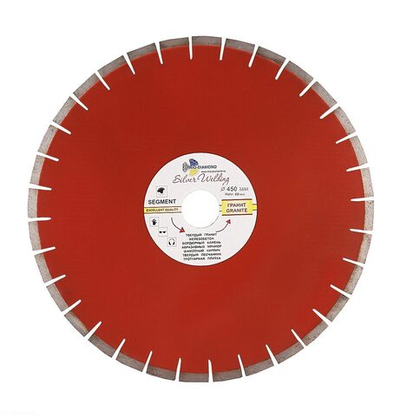 Диск алмазный отрезной 450*50 Сегмент Гранит Серебряная пайка SWG904