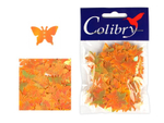Пайетки фигурные голографические-(бабочки)10гр-Colibry
