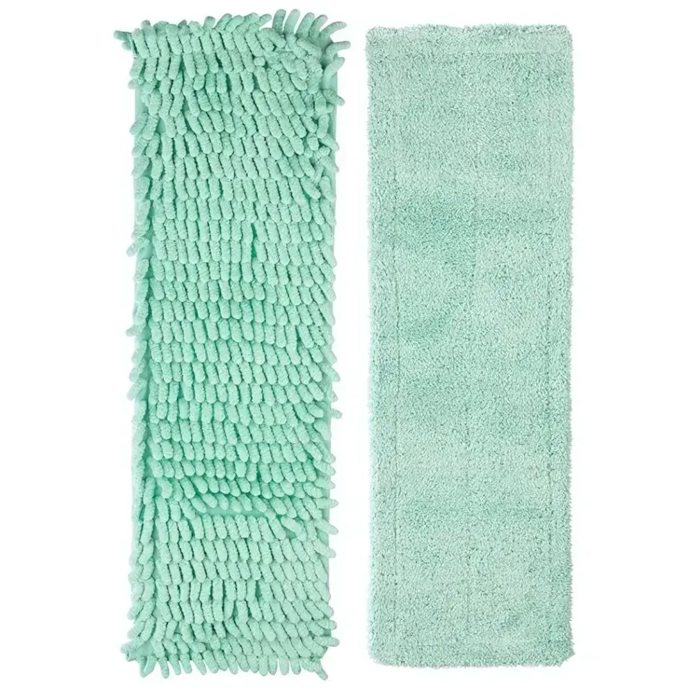 Набор насадок из микрофибры для швабры 2шт (короткий и длинный ворс)