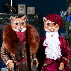 Кукла коллекционная Кошка Леди Парр