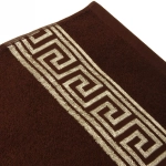 Полотенце махровое 50*90см «Greece» цвет темно-коричневый 04040 плотность 450гр/м2