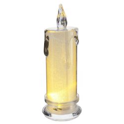 GAEM Изделие декоративное "Свеча" (подсветка, 3xLR54) (блок 12шт), D 6 см, L6 W6 H18 см