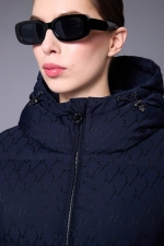 Куртка черная зимняя LOGO NET BLACK