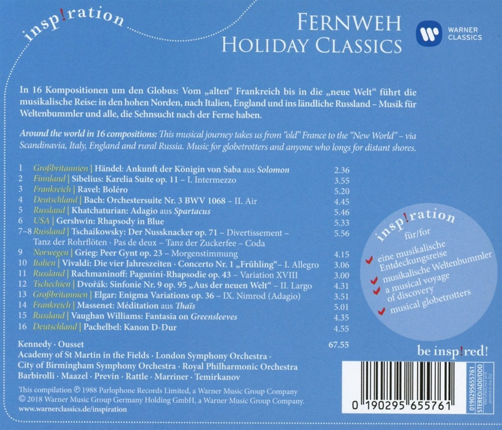 Сборник / Marriner, Previn, Berglund, Kennedy, Rattle: Holiday Classics (CD)
