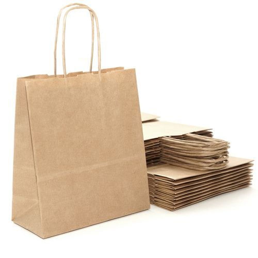 Пакет бум 350х150х450 КРАФТ с ручками/200