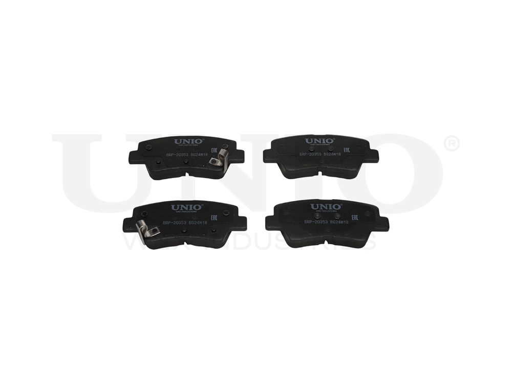Колодки тормозные диск. задние UNIO BRP-20353