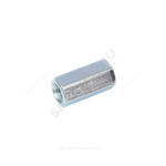 Гайка удлиненная стальная оц М10х30 к.п. 5 шестигранная DIN 6334 .