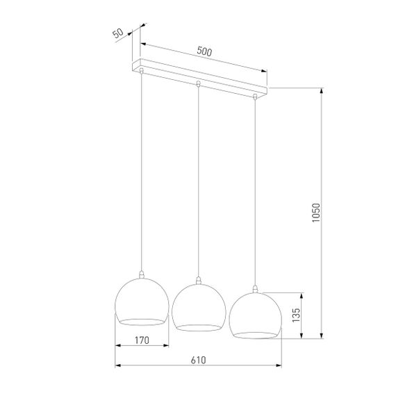 Подвесной светильник TK Lighting 2081 Yoda Black