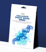 Тканевая маска с гидролизованным Коллагеном и Аденозином Tenzero Collagen Sheet Mask 5шт