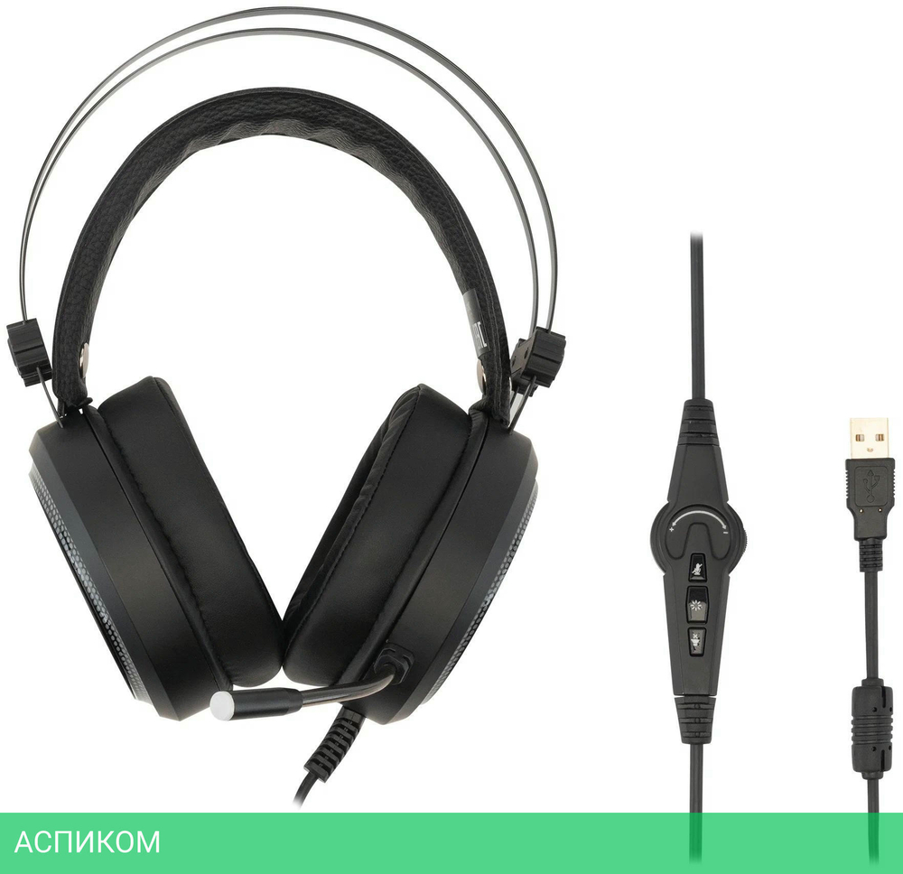 Наушники Oklick HS-L810G Anonymous черный (1460164)