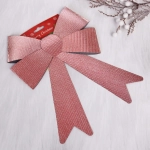 Бант на ёлку «Благородство» 20*30 см, Бордовый