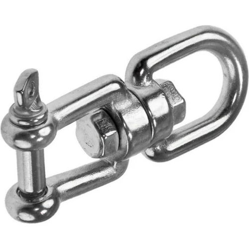 Вертлюг петля-вилка цинк D10