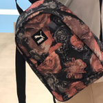 PUMA Fabric Backpack Unisex Black & Pink