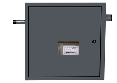 Шкафной газораспределительный пункт ГРПШ-ОХТА-RF-25-1-ЛП-С16 (серый)