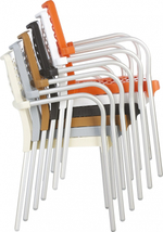 Кресло пластиковое Siesta Contract Bella, оранжевый