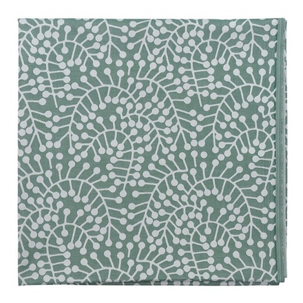 Скатерть из хлопка зеленого цвета с рисунком Спелая смородина, scandinavian touch, 180х180см