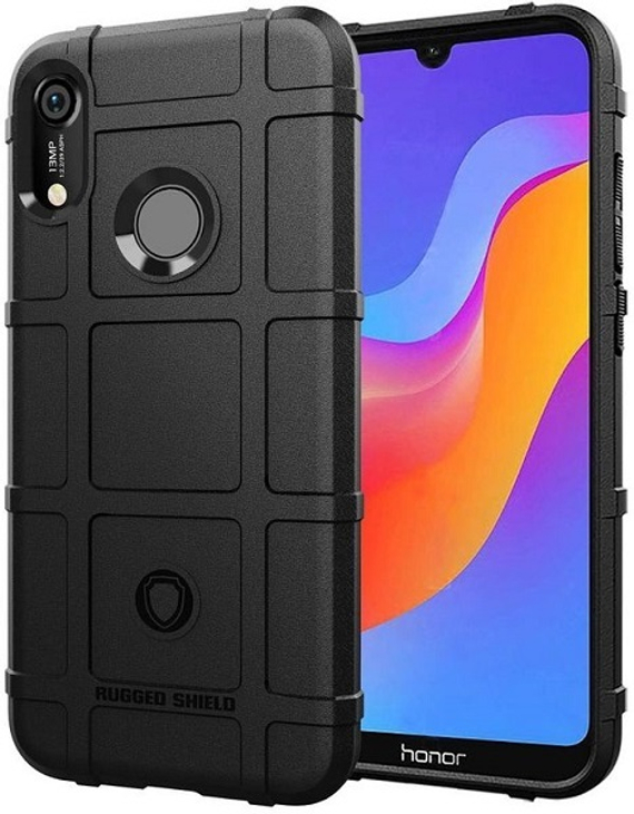 Чехол для Huawei Y6 2019 (Honor 8A Pro) цвет Black (черный), серия Armor от Caseport