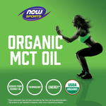 NOW Foods, Sports, органическое масло среднецепочечных триглицеридов, 14 г, 946 мл (32 жидк. Унции)