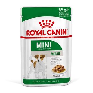 Пауч Royal Canin Mini Adult для взрослых собак мелких размеров от 10 месяцев, кусочки в соусе