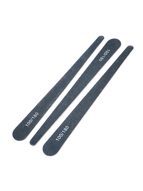 Пилка деревянная "Капля" T&H черная 100/180