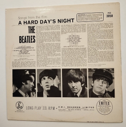 Винтажная виниловая пластинка LP The Beatles A Hard Days Night (UK 1985)