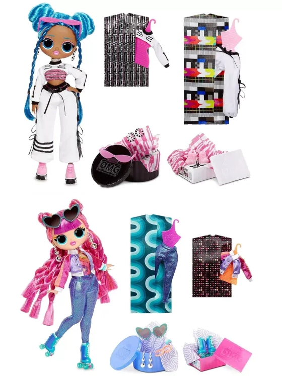 Набор из 2 кукол Lol OMG Roller Chick и Chillax 2 Pack