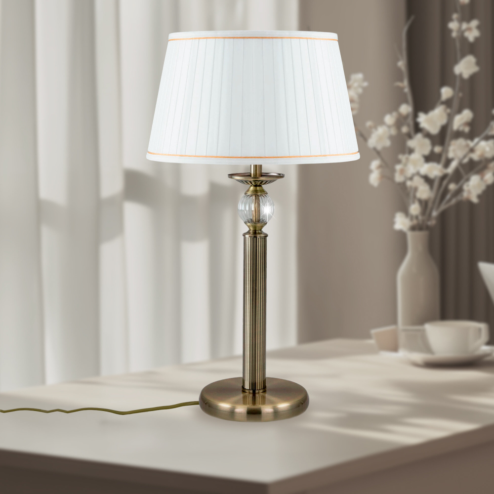 Citilux Гера CL433813 Настольная лампа с абажуром Бронза