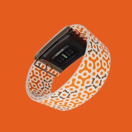 Плетеный ремешок для браслета Whoop 4.0 SuperKnit Band​ (CR7 Away)