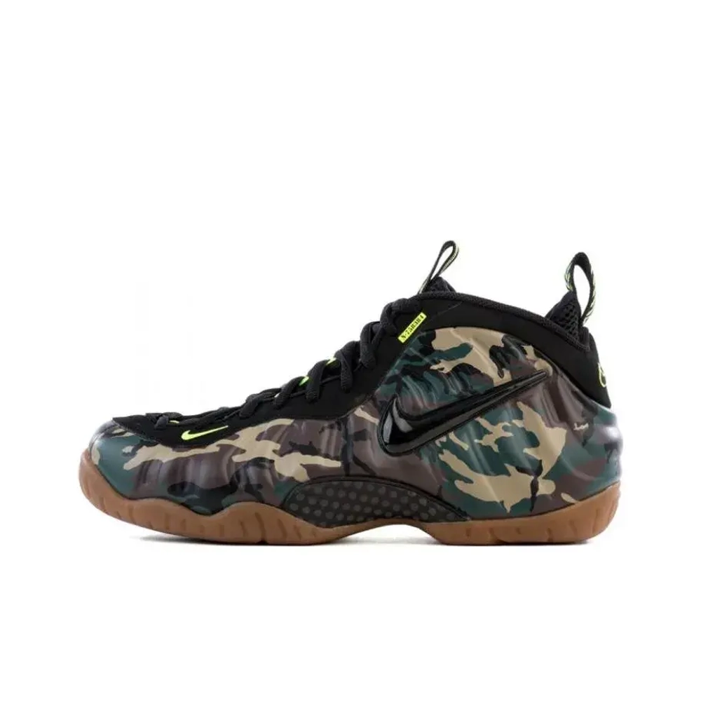 Мужские кроссовки Nike Air Foamposite Pro Prm Le 'Green Camo' 587547-300