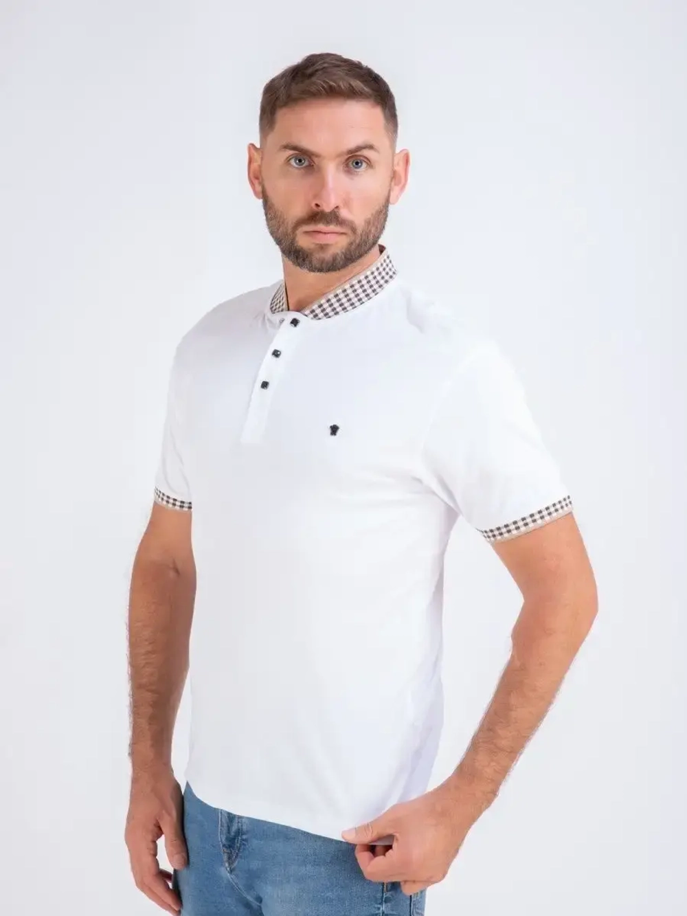 Футболка мужская однотонная базовая