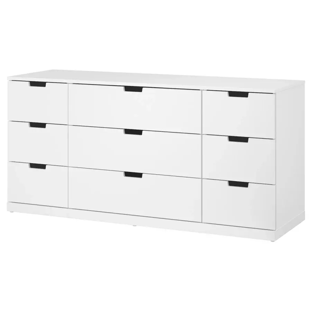 Комод - IKEA NORDLI/НОРДЛИ ИКЕА, 47х76х160 см, белый