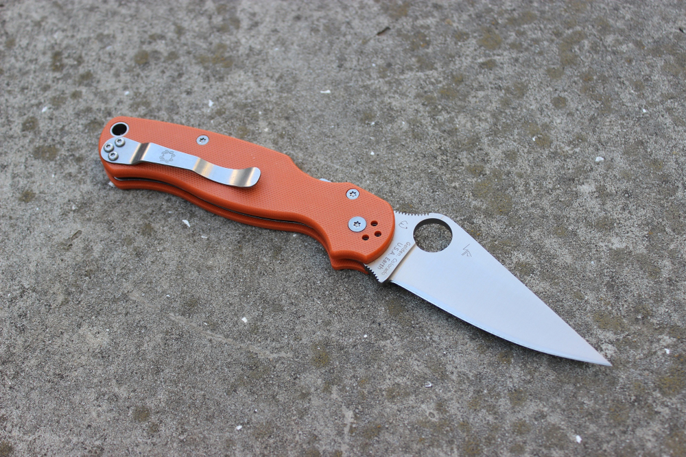 Нож Spyderco Paramilitary Orange C81GBORE2