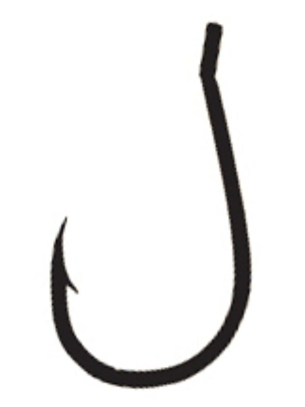 Крючок одинарный Decoy KR-30 RINGED MULTI #2 (в упаковке 7 штук)