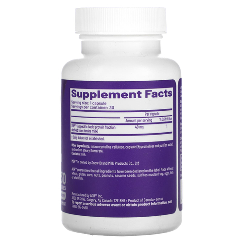 Advanced Orthomolecular Research AOR, Улучшенная защита костей, 40 мг, 30 капсул