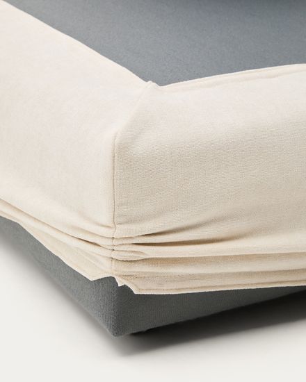 Чехол на подставку для ног из синели Alea 90 x 90 см