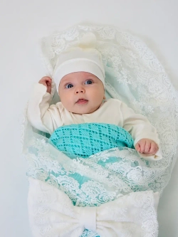 Конверт на выписку для новорожденных летний