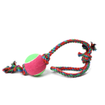 Игрушка для собак "Верёвка с петлей, 2 узла и мяч", d65/430мм, Triol