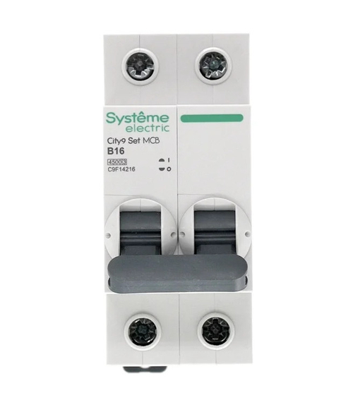 Автоматический выключатель Schneider Electric City9 Set 2P AB 16А С 4,5кА 230В