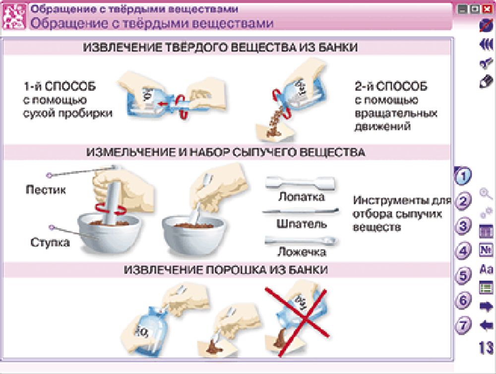 Наглядная химия. Инструктивные таблицы