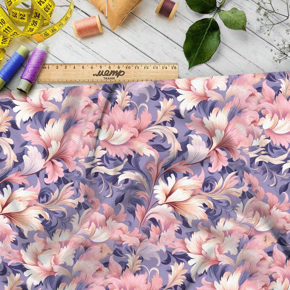 Ткань премиум мембрана пастельная иллюстрация