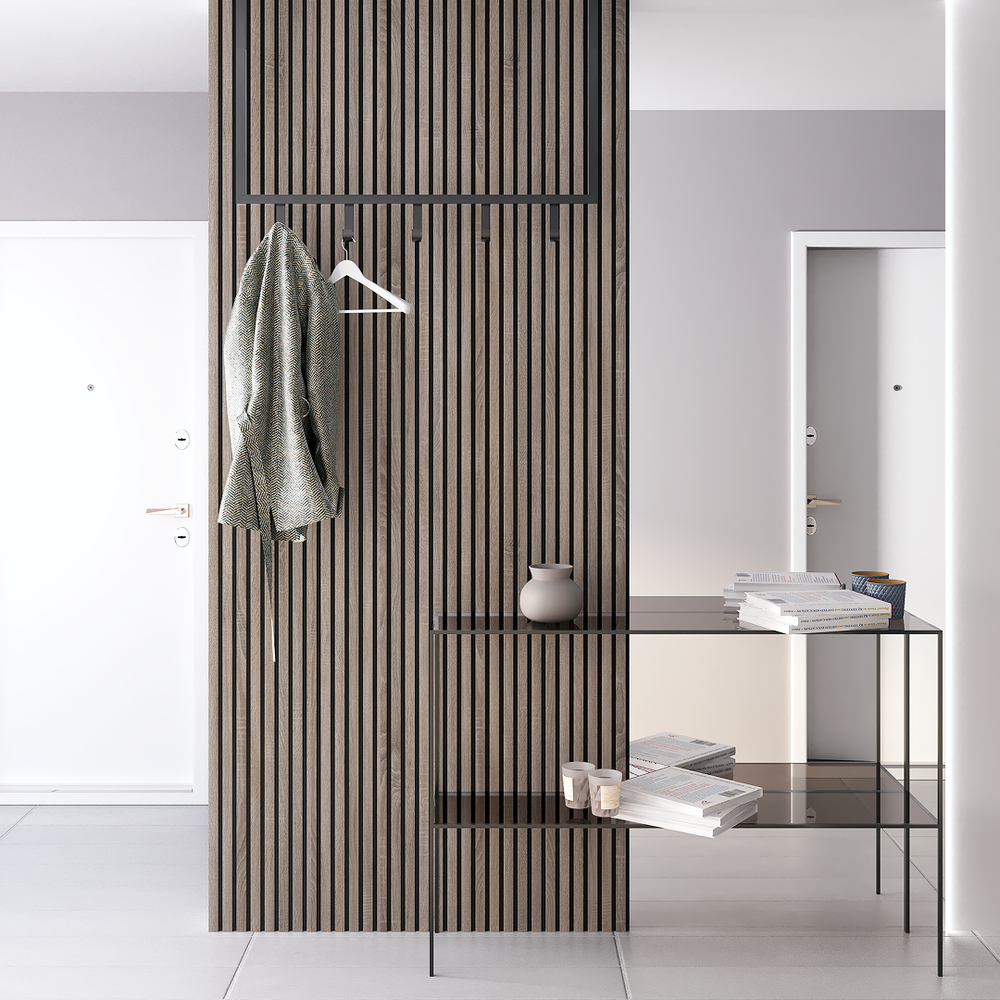 Панель Стеновая Акустическая Comfort (Комфорт), Стандарт, Дуб Винтаж, 2780х600х9 мм