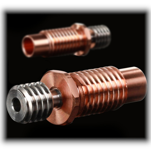 Термобарьер Bi-Metal медно-титановый для E3D V6 (с шестигранником)