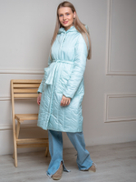 Пальто женское "Голд" мята