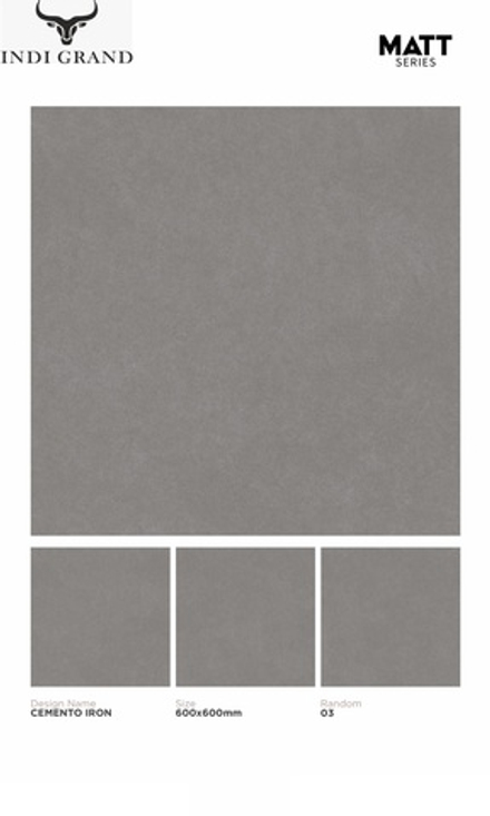 Керамогранит matt 60х60 cemento iron