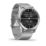 Часы для фитнеса Garmin vivomove Luxe, серебристый, 010-02241-23