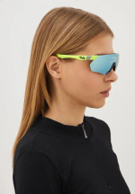 Спортивные очки 720armour Elfo / Matte Neon Lime Green / HC Brown Lake Blue Lens