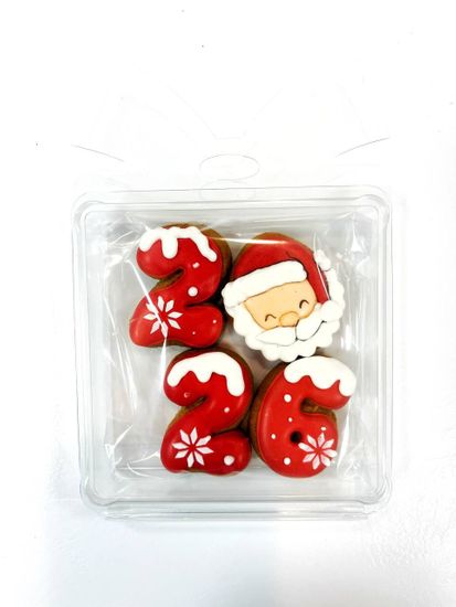 Пряник новогодний набор из 4 шт