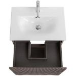 Тумба с раковиной BelBagno 60 UNO-MINI-600-2C-SO-СO+BB-8099-3-60 бежевая матовая